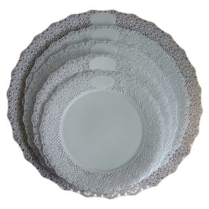 BANDEJA TORTA PLASTICA 39 CM KOVAL X UNIDAD.