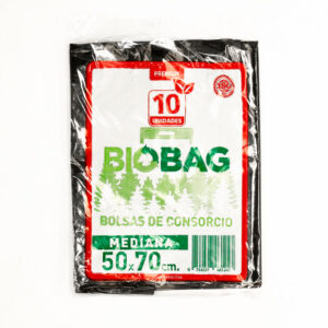 BOLSA DE RESIDUO BIO BAG (50 X 70 CM) X 10 UNIDADES. BALDE DE 20 LITROS.