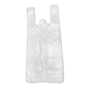 BOLSA CAMISETA 60 X 80 CM. BLANCA. REFORZADA.