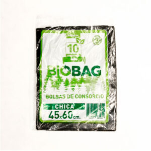 BOLSA DE RESIDUO BIO BAG (45 X 60 CM.) X 10 UNIDADES. BALDE DE 10 LITROS.