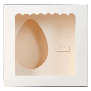 CAJA MEDIO HUEVO. (19 X 19 CM). PRECIO POR UNIDAD.