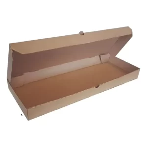 CAJA MEDIO METRO (50 X 25 X 5,5 CM) PRECIO POR UNIDAD. PACK POR 50 UNIDADES.