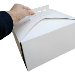 CAJA TORTA MALETIN (25 X 25 X 15 CM.) PRECIO POR UNIDAD.
