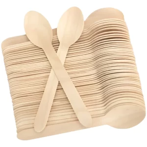 CUCHARITA DE MADERA X 10 UNIDADES.