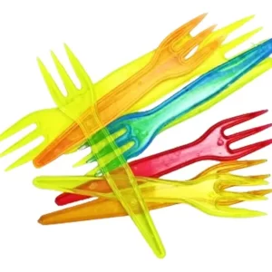 MINI TENEDOR DE COPETIN PRECIO POR 100 UNIDADES.