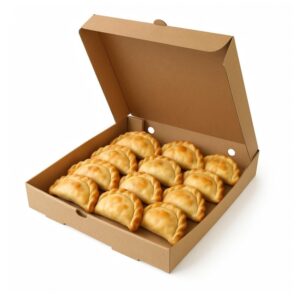 CAJA 12 EMPANADAS (26,5 X 22 X 6,5 CM) PRECIO POR UNIDAD PACK POR 50.