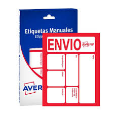 ETIQUETAS DE ENVIO A6 X CAJA.