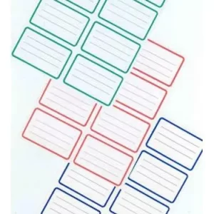 ETIQUETAS ESCOLARES X 8 UNIDADES.