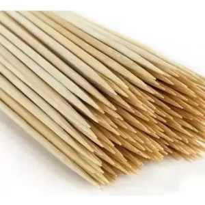 PALITOS DE BROCHETTE CORTOS 15 CM. X 50 UNIDADES.