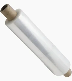 FILM STRETCH 50 CM TRANSPARENTE CON MANGO POR KILO. APROX. 2,5 KG. POR ROLLO.
