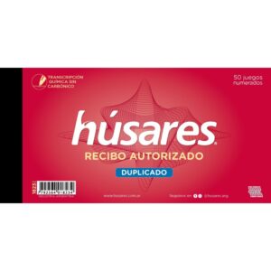 TALONARIO RECIBI QUIMICO HUSARES.