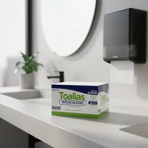 TOALLA INTERCALADA BLANCO PURO NEW PEL.