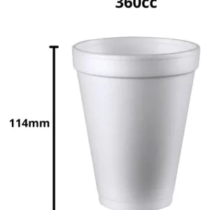 VASO TERMICO 360 CC. X 25 UNIDADES.