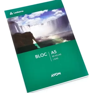 BLOCK A5 (22 X 15 CM) CM. LISO \ RAY \ CUA \ 80 HOJAS.