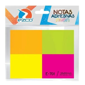 BLOCK NOTAS ADHESIVAS AMARILLO 38 X 50 X 40 UNIDADES.