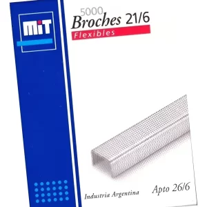 BROCHES PARA ABROCHADORA MIT N 21/6 X 5000.