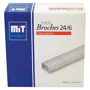 BROCHES PARA ABROCHADORA MIT N 24/6 X 5000.