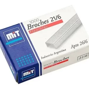 BROCHES PARA ABROCHADORA MIT N21/6 X 1000.