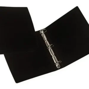 CARPETA N3 CON 3 GANCHOS FIBRA NEGRA.