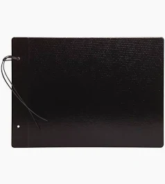 CARPETA N5 2 TAPAS FIBRA NEGRA (ESCOLAR DIBUJO).