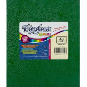 CUADERNO ABC TAPA DURA X 48 HOJAS FORRADO TRIUNFANTE.