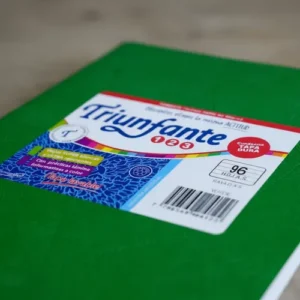 CUADERNO ABC TAPA DURA X 96 HOJAS FORRADO TRIUNFANTE.