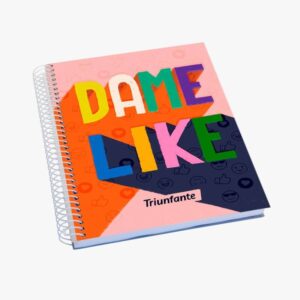 CUADERNO CON ESPIRAL 16/21 X 80 HOJAS. TAPA DURA.