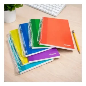 CUADERNO CON ESPIRAL 22 / 29,7 X 84 HOJAS. TAPA BLANDA.
