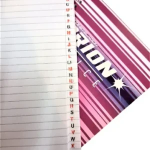CUADERNO CON INDICE X 45 HOJAS ORION.