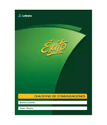 CUADERNO DE COMUNICACIONES 24 HOJAS EXITO.