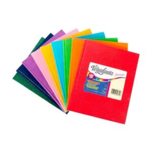CUADERNO TAPA DURA X 48 HOJAS FORRADO. TRIUNFANTE.