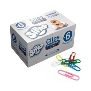 GANCHITO CLIP SIFAP N6 X 50 UNIDADES FORRADO.