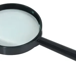 LUPAS LENTE DE CRISTAL ARO PLASTICO 75 MM.
