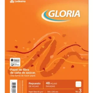 REPUESTO GLORIA N3 X 48 HOJAS.