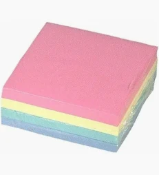 TACO MULTICOLOR 9 X 9 X 400 HOJAS.
