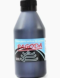 TINTA PARA SELLOS DE GOMA 500 CC PAGODA.