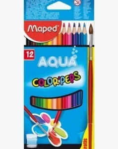 LAPICES DE COLORES MAPED ACUARELABLES X 12.